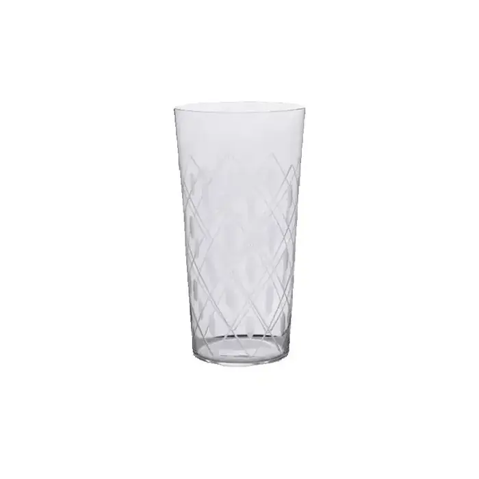 Verre à whisky japonais en cristal floral gravé à la main