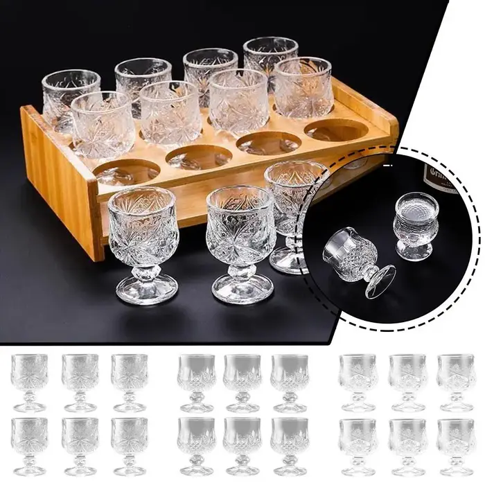 Tasse à pied haut, verres à vin
