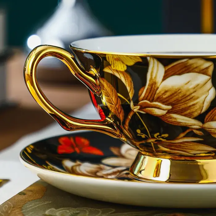 Tasse à café en porcelaine de style palais européen