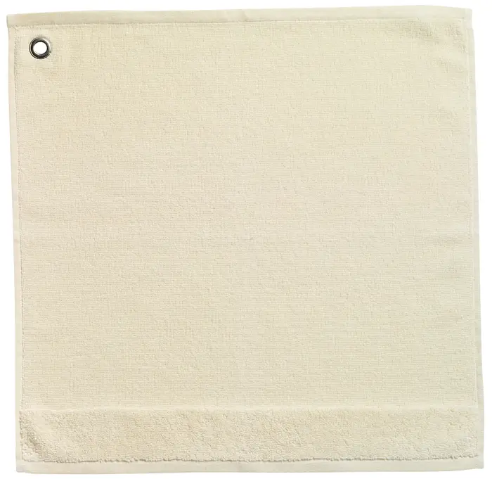 Essuie-mains oeillet Curl Ivoire 50 x 50