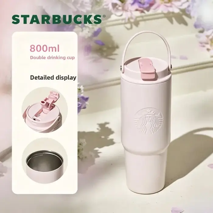 Gobelet isotherme Starbucks rose de 900 ml