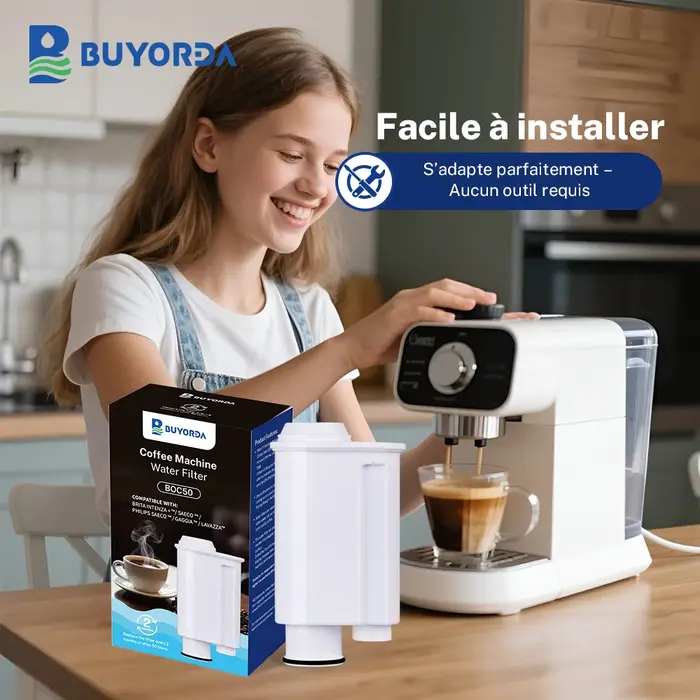 Filtre À Eau Pour Café Buyorda Compatible Avec Brita Intenza+