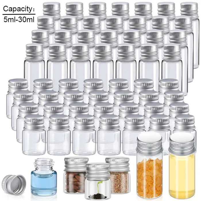 Pot en verre de 5 ml, 6 ml