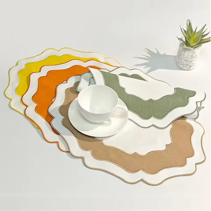 Napperon Moderne Simple Bicolore