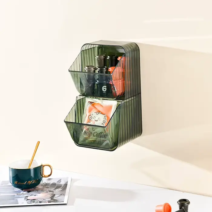 Boîte porte-capsules de café