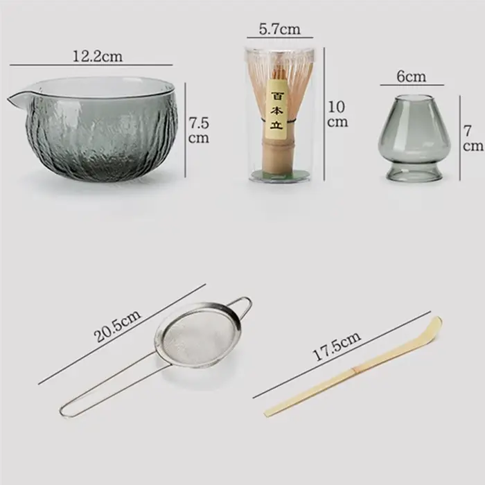 Matcha tasse bol Matcha-Kit de fabrication 5 pièces Matcha-fouet ensemble