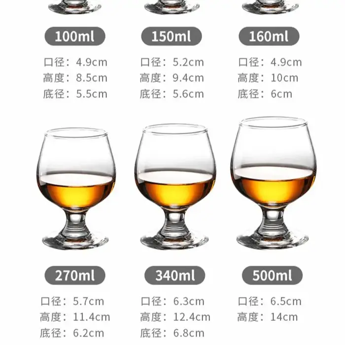 Verre à brandy européen