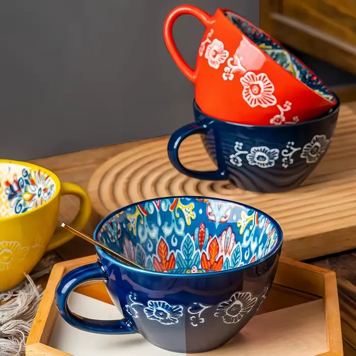 Tasse à thé du matin bohème