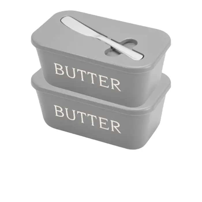 Boîte à beurre avec couteau