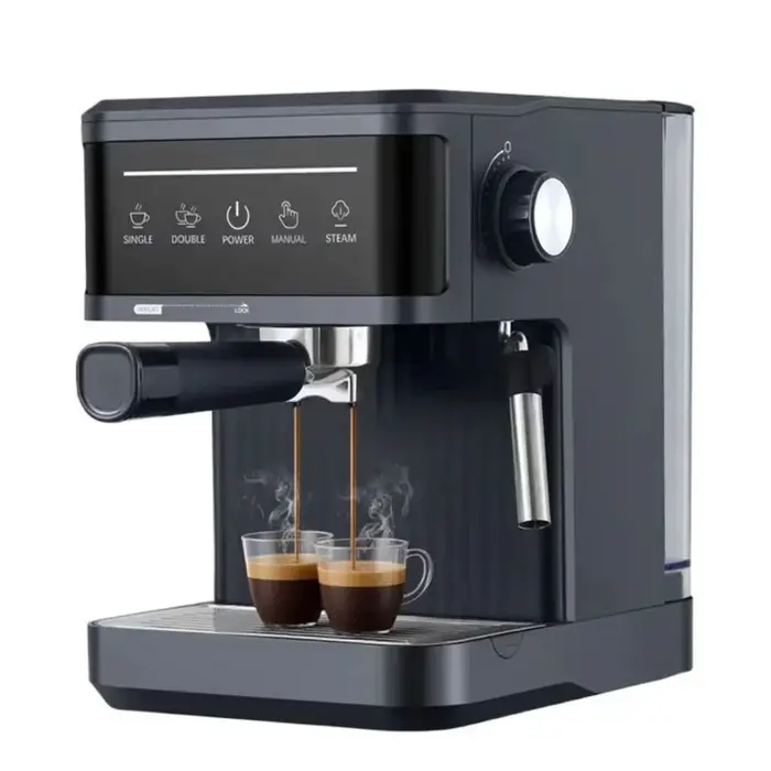 Machine à café domestique 20Bar, pompe à pression, économie d'énergie, autonettoyante, petit moulin 