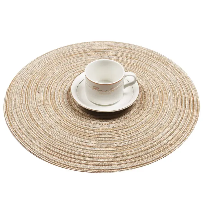 Ensemble de 6 sets de table ronds tressés