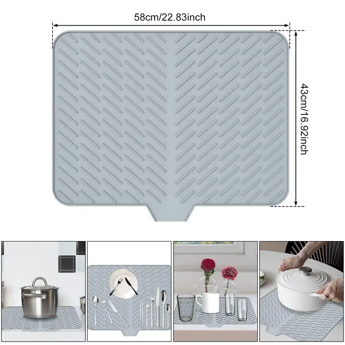 Tapis de séchage de vaisselle