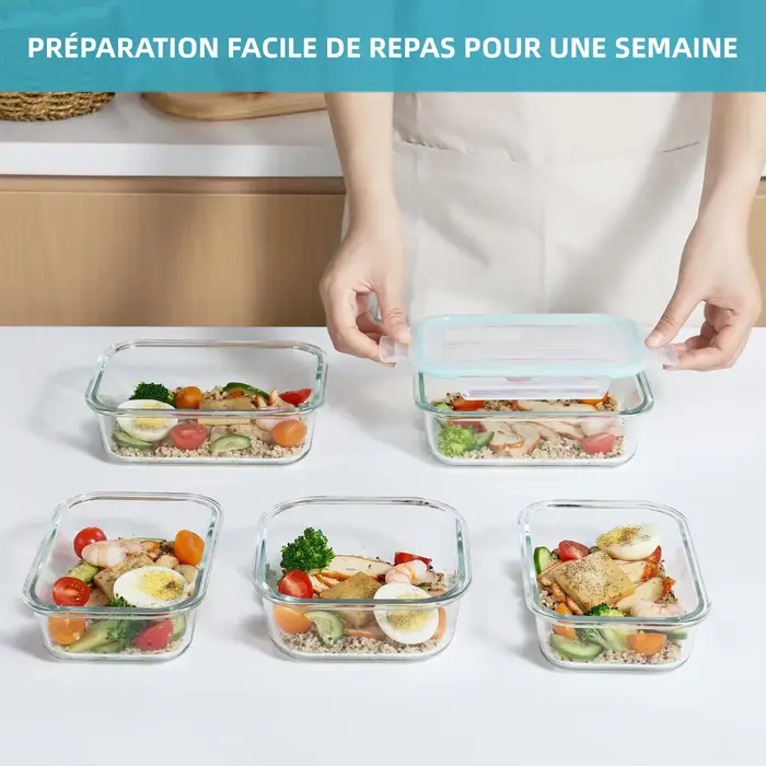 Boîte à déjeuner en verre
