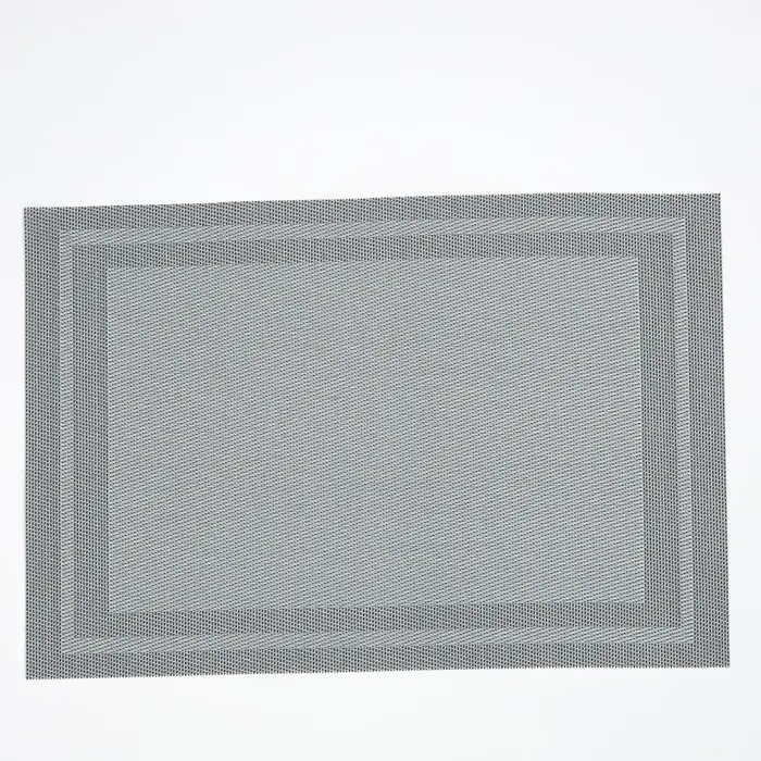 Ensemble de 4 sets de table, napperon en vinyle tissé résistant à la chaleur, tapis de table en PVC 