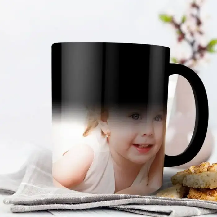 Personnalisez votre propre tasse à couleur changeante de conception, tasse magique Photo, cadeau pou