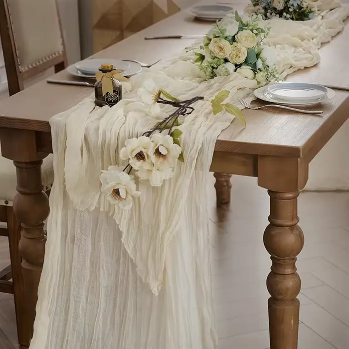 Chemin de Table Beige gaze