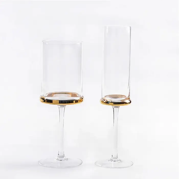 Verre à vin galvanisé gris fumé nordique