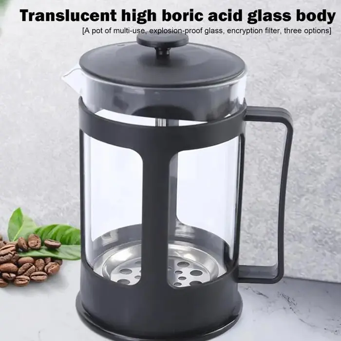 Cafetière à thé multifonctionnelle en acier inoxydable avec poignée