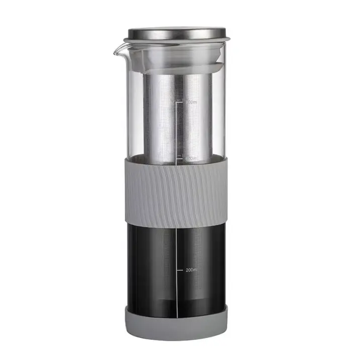 Cafetière à infusion froide, cafetière glacée, théière glacée, pichet à infusion froide hermétique, 