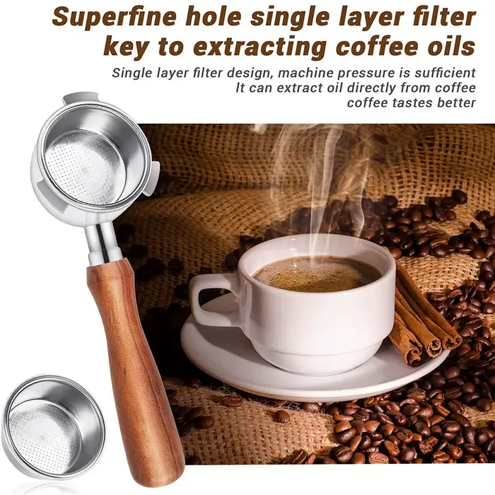 Porte-filtre sans fond ABBK-51Mm pour Machines à café Delonghi EC680/EC685
