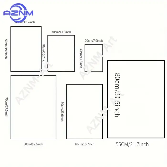 Lot de 1/6 tableaux/posters minimalistes sur le thème du café