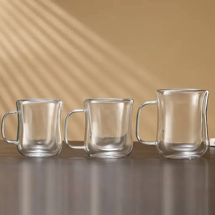 Tasse en verre à Double paroi 80/220/260/360ML
