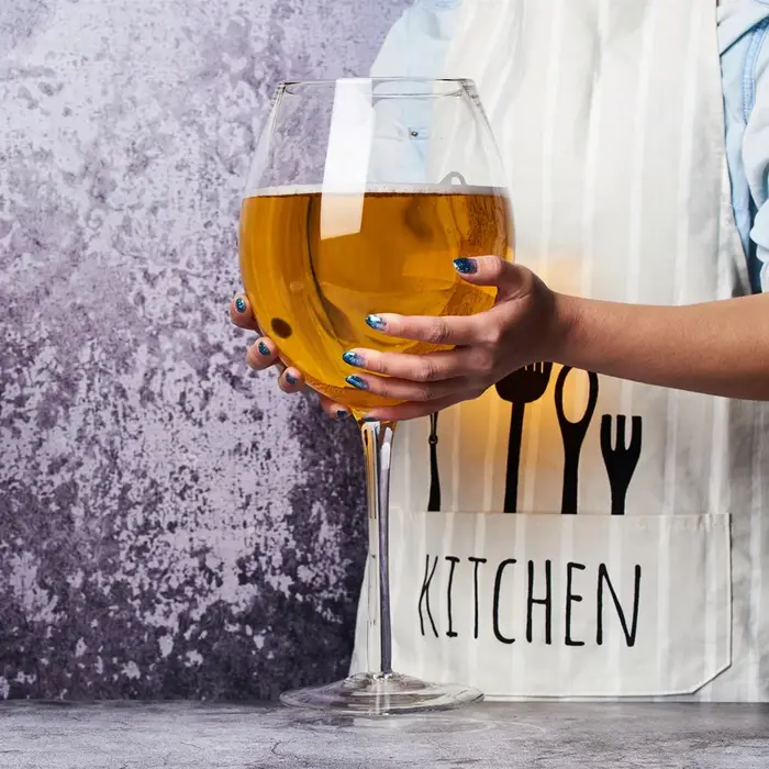 Verre à vin et chope à bière extra large