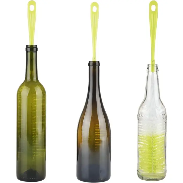 Nettoyeur de brosse pour bouteilles longues de 16 pouces, pour laver le vin, la bière, les puits spo