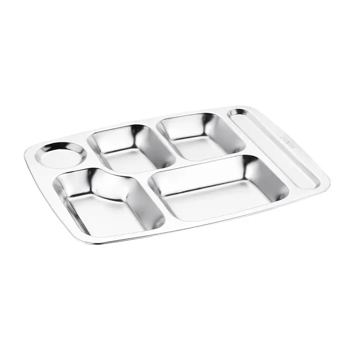Assiette en acier inoxydable assiettes enfant
