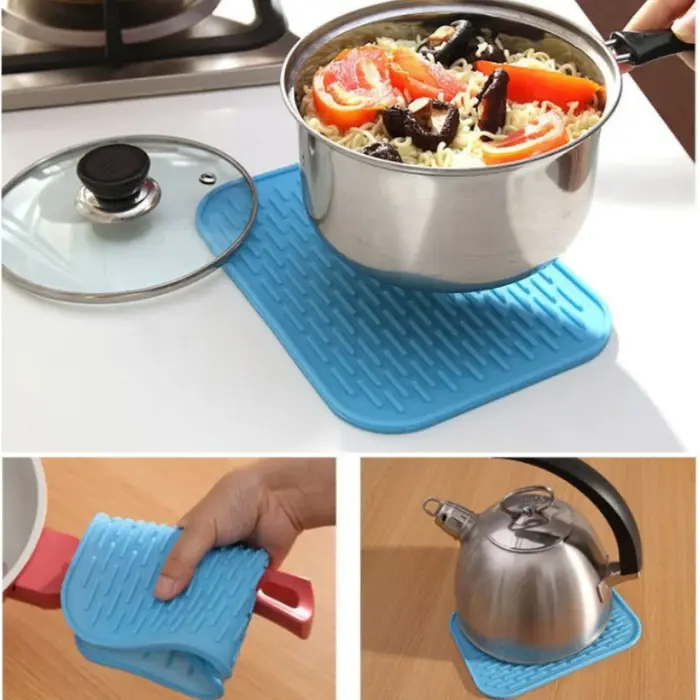 Napperon isolé en silicone pour objets de cuisine