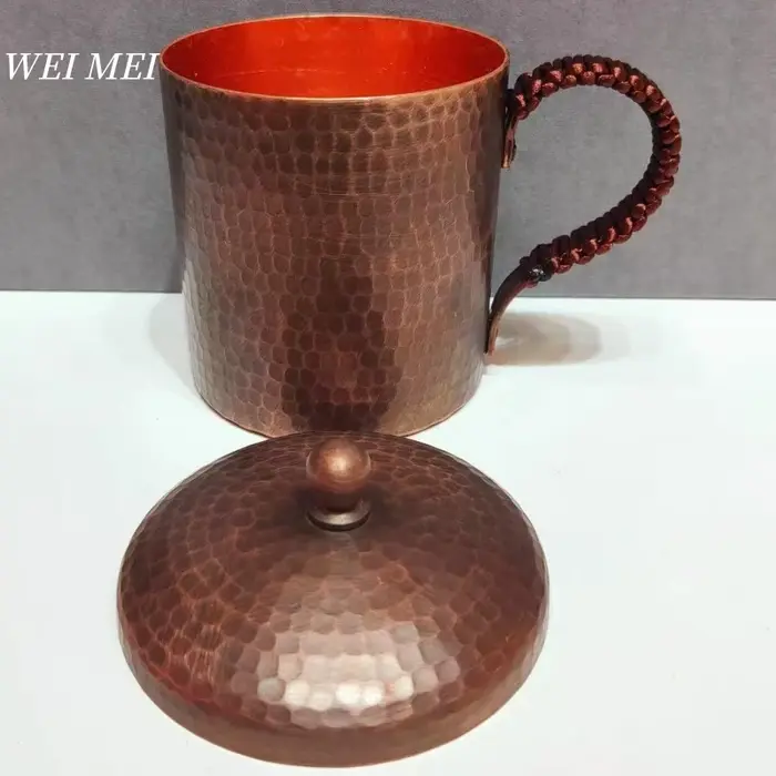 Tasse à café Vintage en cuivre pur