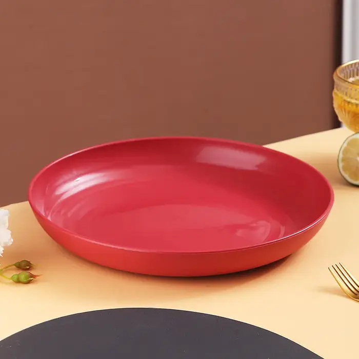Assiettes à dîner en paille de blé, écologiques, sans BPA, biodégradables, pique-nique pour enfants,