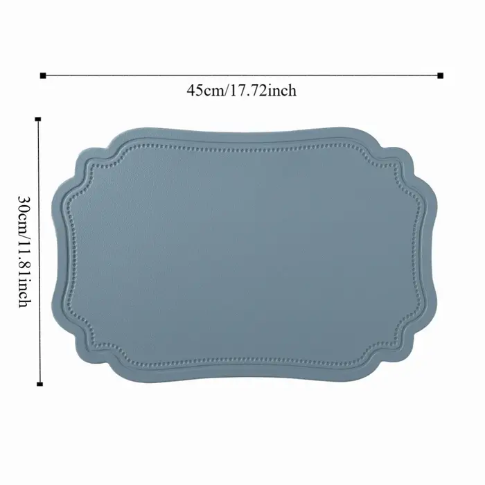 Ensemble de 4 dessous-de-plat rétro irréguliers