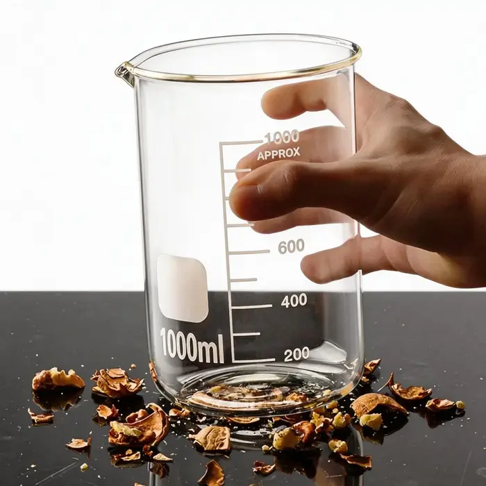 Tasse à mesurer en verre borosilicate YWDL avec échelle graduée