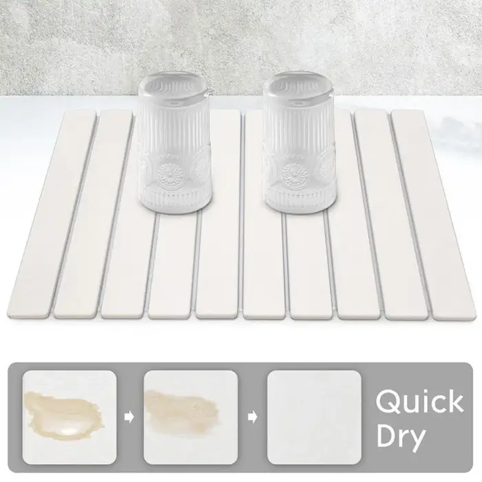 Tapis de séchage de vaisselle Portable écologique