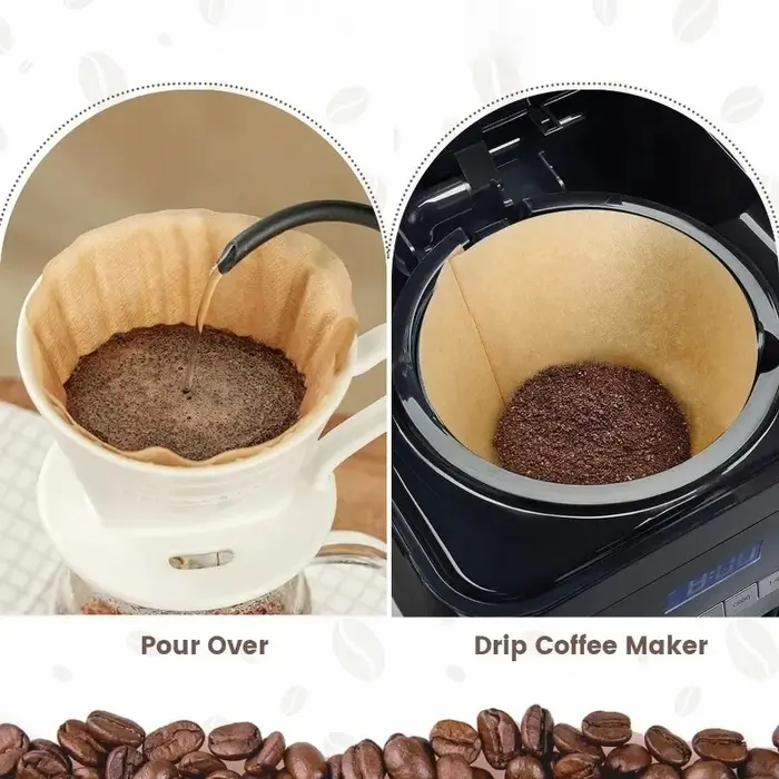 Filtres à café en papier à forte capacité d'infiltration