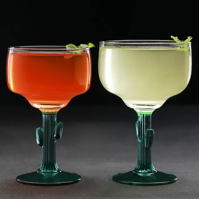 2025 Bar nouvelle créativité Cactus Design Margeritas Mojitos verre à Cocktail Martini tasse fête mariage crème glacée