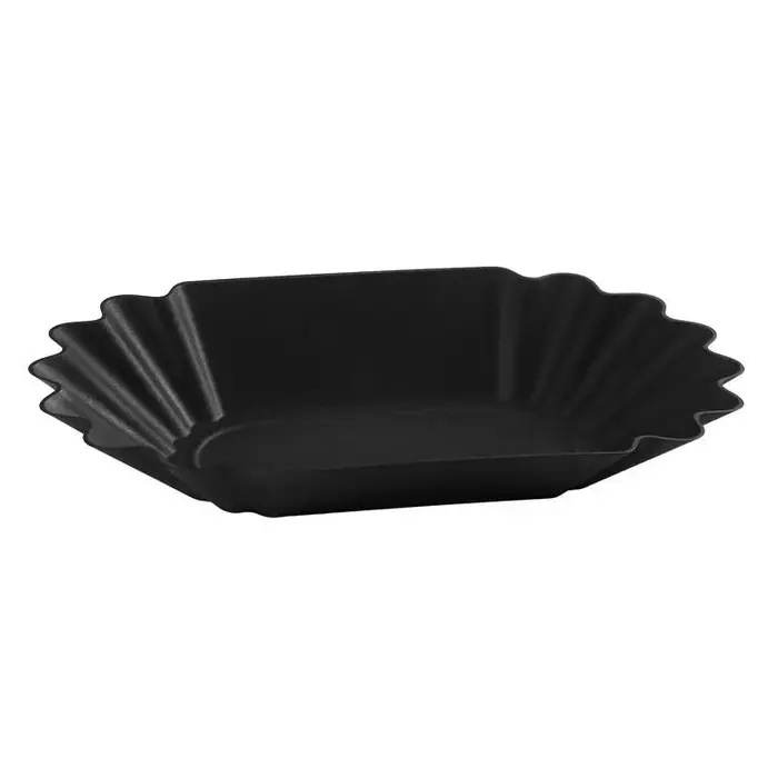 Plateau ovale en plastique pour grains de café