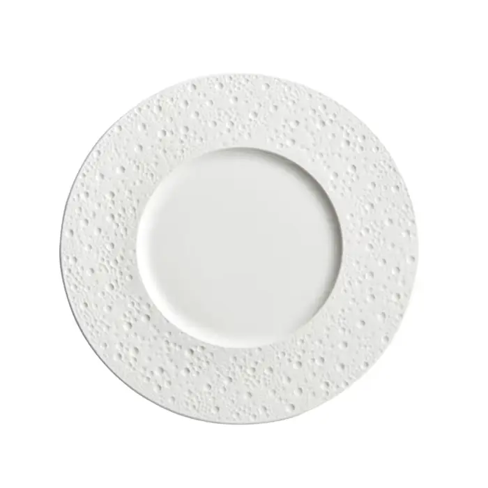 Vaisselle blanche pure assiette à Steak Cuisine occidentale usage domestique pâtes italiennes