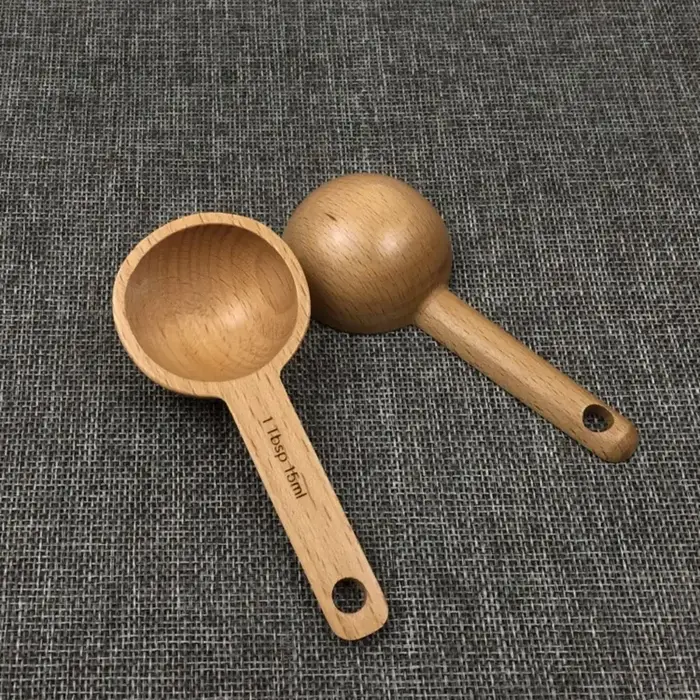 Cuillère à mesurer en bois 7.5/10/15/20/30/45ML