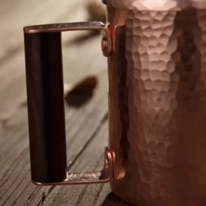 Tasse à café en cuivre Vintage