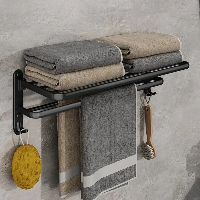 Support se pliant du noir mat 50CM
