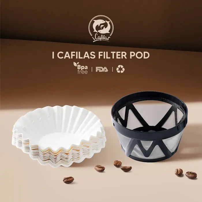 Filtre à café permanent à panier réutilisable pour les brasseurs Mr. Coffee Makers, paquet de 2 pour filtre à panier de remplacement Mr. Coffee de 8 à 12 tasses