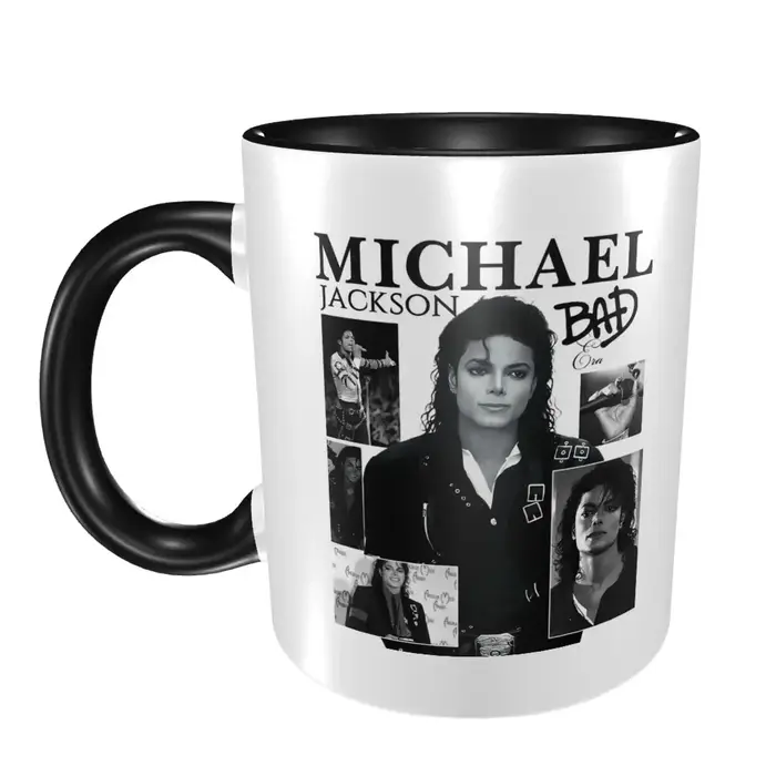 Tasse à café amusante en céramique Michael Jackson dansant, tasses à thé, tasses à lait, vaisselle,