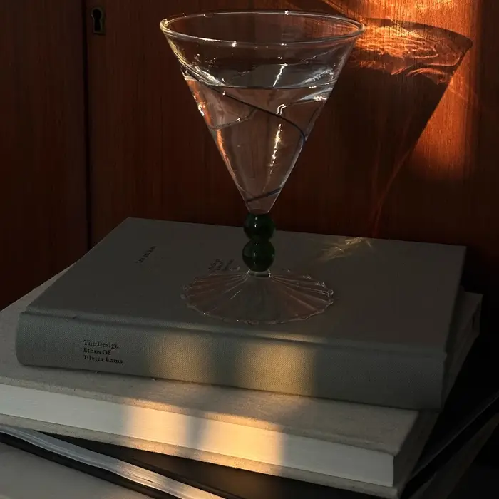 Verre à Champagne nordique fait à la main