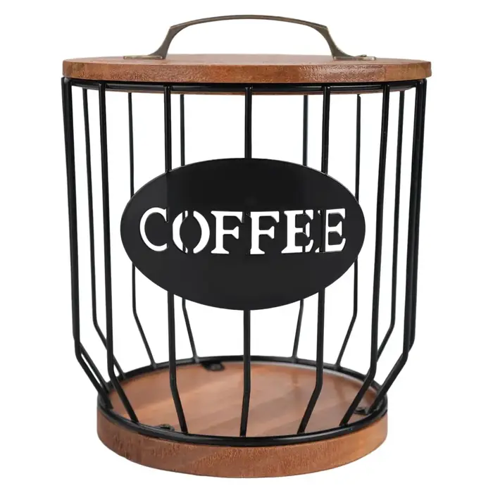 Porte-dosette de café, grand porte-filtre à café avec couvercle, organisateur de dosettes de café, p
