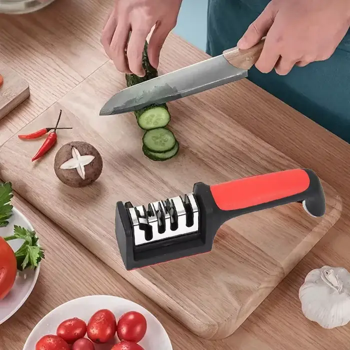 Affûteur de couteaux de cuisine à 4 segments