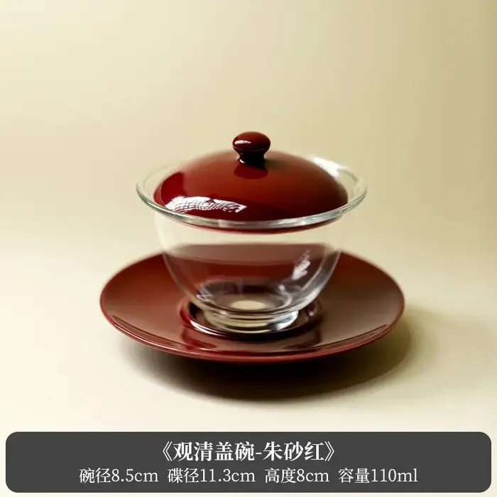 Gaiwan en verre céramique créatif
