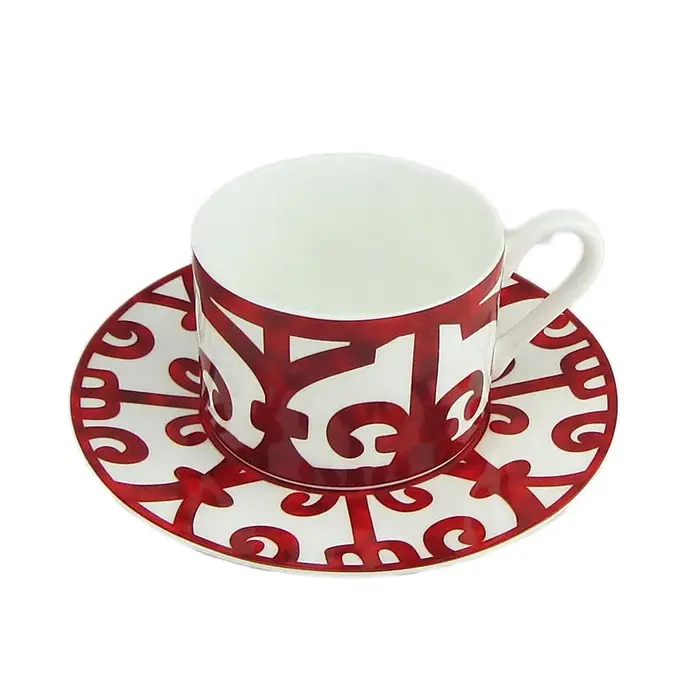 Ensemble d'assiettes à steak en céramique, tasse à café et soucoupe vaisselle en porcelaine osseuse,