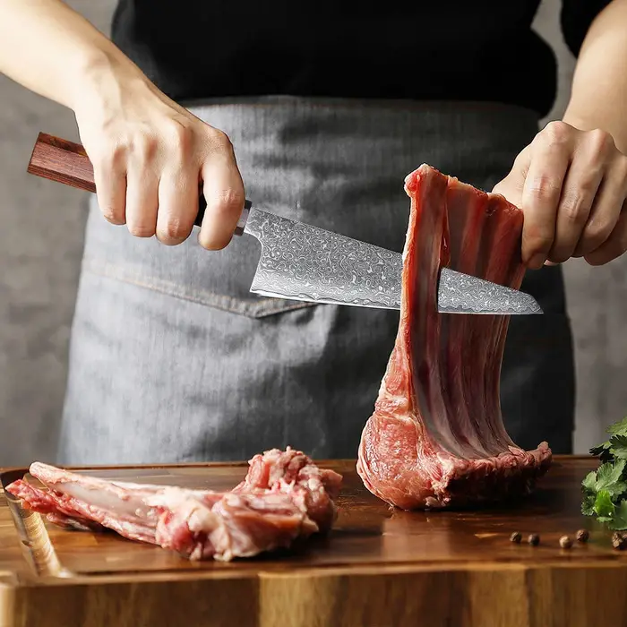 TURWHO-Couteau de chef japonais Honesuki forgé à la main, ustensile de cuisine professionnel en acie